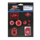 Zestaw akcesoriów HONDA CRF250L/Rally '21- CRF300L/Rally'21- czerwony Billet Kit ZETA