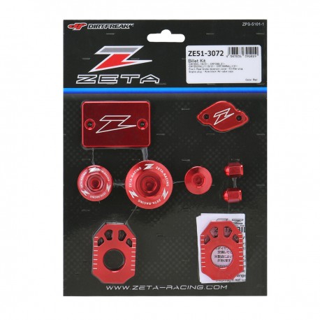 Zestaw akcesoriów HONDA CRF250L/Rally '21- CRF300L/Rally'21- czerwony Billet Kit ZETA
