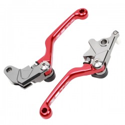 ZETA Dźwignie komplet CP HONDA CRF450L czerowne