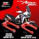 ZETA Łącznik wahacza obniżający (aluminiowy) o 30mm HONDA CRF1000L Africa Twin 16-18 czerwony