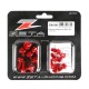 ZETA Zestaw śrub do plastików czerwone DRZ 400 SM E 05-21 14 sztuk