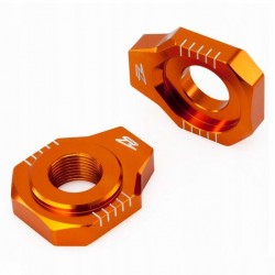 ZETA Napinacz osi 25mm tylnego koła Axle Block tył KTM HUSQVARNA GAS GAS pomarańcz