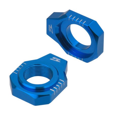 ZETA Napinacz osi 25mm tylnego koła / łańcucha HSQVARNA KTM GAS GAS H-Blue