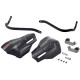 ZETA ARMOR HANDGUARD XC Pro Kit For 28.6mm Bar U-Clamp Black/Black
