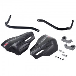 ZETA ARMOR HANDGUARD XC Pro Kit For 28.6mm Bar U-Clamp Black/Black