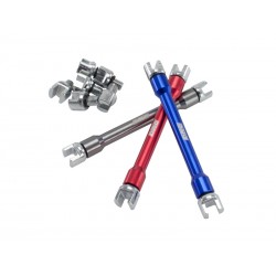 DRC Klucz do szprych Mini 4.0-6.2 czerwony
