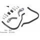 ZETA Aluminiowe osłony dłoni / handbary czarne SUZUKI V-STROME 800 DE komplet