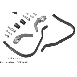 ZETA Aluminiowe osłony dłoni / handbary czarne SUZUKI V-STROME 800 DE komplet