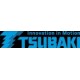TSUBAKI Łańcuch 525 Alpha 2 XRG 124 ogniw X-RING ZŁOTY OTWARTY + ZAKUWKA