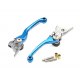 ZETA Dzwignie komplet FP KTM FORMULA SX 65/85/FREERIDE HUSQVARNA TC65/85 GAS GAS MC85 niebieskie H-Blue