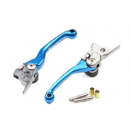 ZETA Dzwignie komplet FP KTM FORMULA SX 65/85/FREERIDE HUSQVARNA TC65/85 GAS GAS MC85 niebieskie H-Blue