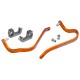 ZETA Aluminiowe osłony dłoni / handbary pomarańczowe 28.6mm U-CLAMP