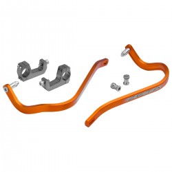 ZETA Aluminiowe osłony dłoni / handbary pomarańczowe 28.6mm U-CLAMP