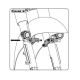 DENALI Auxiliary Light Mount for Harley Sportster,