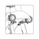DENALI Auxiliary Light Mount for Harley Sportster,