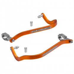 ZETA Aluminiowe osłony dłoni / handbary pomarańczowe 28.6mm