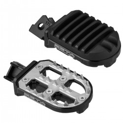 ZETA Podnóżki Adventure aluminium/stal SUZUKI V-STROME CZARNE