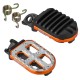 ZETA Podnóżki Adventure aluminium/stal KTM HUSQVARNA POMARAŃCZOWE