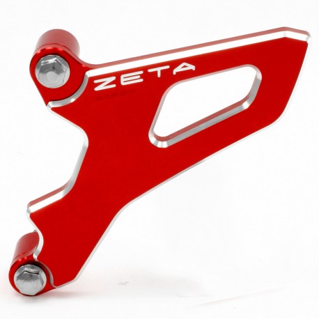 ZETA Osłona zębatki HONDA YAMAHA CR/CRF/YZ czerwona