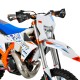 ZETA Zestaw PRO Aluminiowe osłony dłoni / handbary pomarańczowe + mocowanie handbarów BC-MOUNT czarne HUSQVARNA KTM GAS GAS