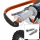 ZETA Zestaw PRO Aluminiowe osłony dłoni / handbary pomarańczowe + mocowanie handbarów BC-MOUNT czarne HUSQVARNA KTM GAS GAS