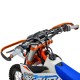 ZETA Zestaw PRO Aluminiowe osłony dłoni / handbary pomarańczowe + mocowanie handbarów BC-MOUNT czarne HUSQVARNA KTM GAS GAS
