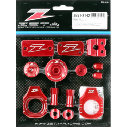 ZETA Zestaw akcesoriów KAWASAKI KX 250F 2017- 2018, KX450F 2016-2017, KX250 2019–2022, KX450 2019–2022 czerwony
