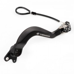 ZETA Dźwignia hamulca nożnego wzmocniona z regulacją TRIGGER Serow250/XT250X/Tricker czarna
