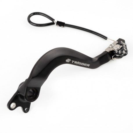 ZETA Dźwignia hamulca nożnego wzmocniona z regulacją TRIGGER Serow250/XT250X/Tricker czarna