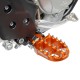 ZETA Podnóżki aluminium KTM HUSQVARNA GAS GAS pomarańczowy