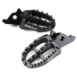 ZETA Podnóżki aluminium KAWASAKI KX250F/450 SUZUKI RMZ czarny