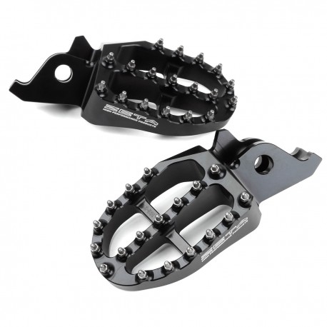 ZETA Podnóżki aluminium KAWASAKI KX250F/450 SUZUKI RMZ czarny
