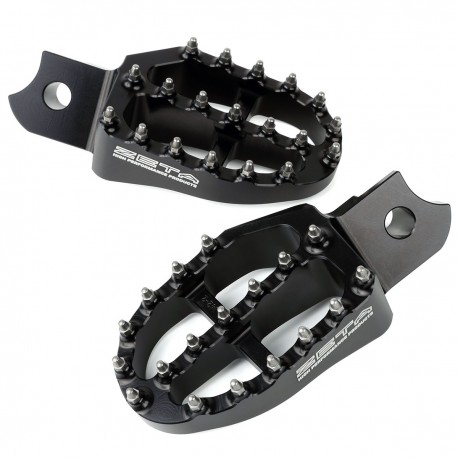 ZETA Aluminiowe podnóżki wzmocnione YAMAHA YZF250/450,YZ125/250 czarny