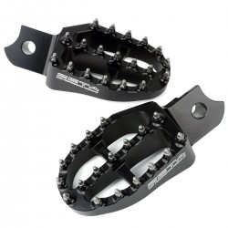 ZETA Podnóżki aluminium wzmacniane SUZUKI RMZ250/450 czarny - NLA