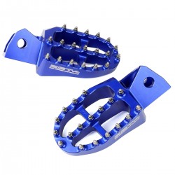 ZETA Podnóżki aluminium wzmocnione WR250R/X 07-20 niebieski