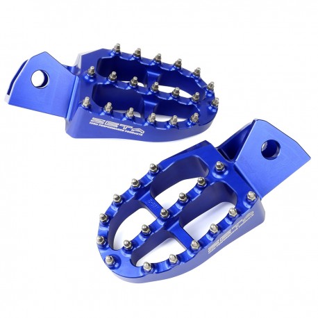 ZETA Podnóżki aluminium wzmocnione WR250R/X 07-20 niebieski