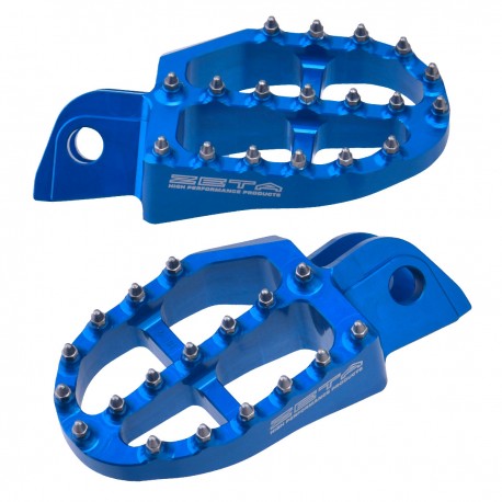 ZETA Podnóżki aluminium wzmocnione KTM HUSQVARNA GAS GAS BETA H-Blue