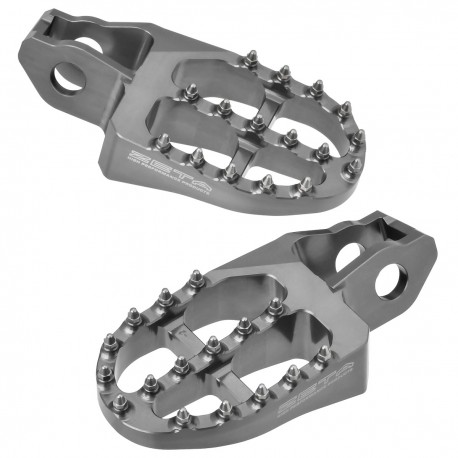 ZETA Podnóżki aluminium wzmocnione STARK VARG MX tytanowe