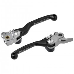 ZETA ZESTAW DŹWIGNI (KLAMEK) HAMULCA I SPRZĘGŁA KAWASAKI KX250/450F' 2023- KX450 2024- KX450X 2024- czarne